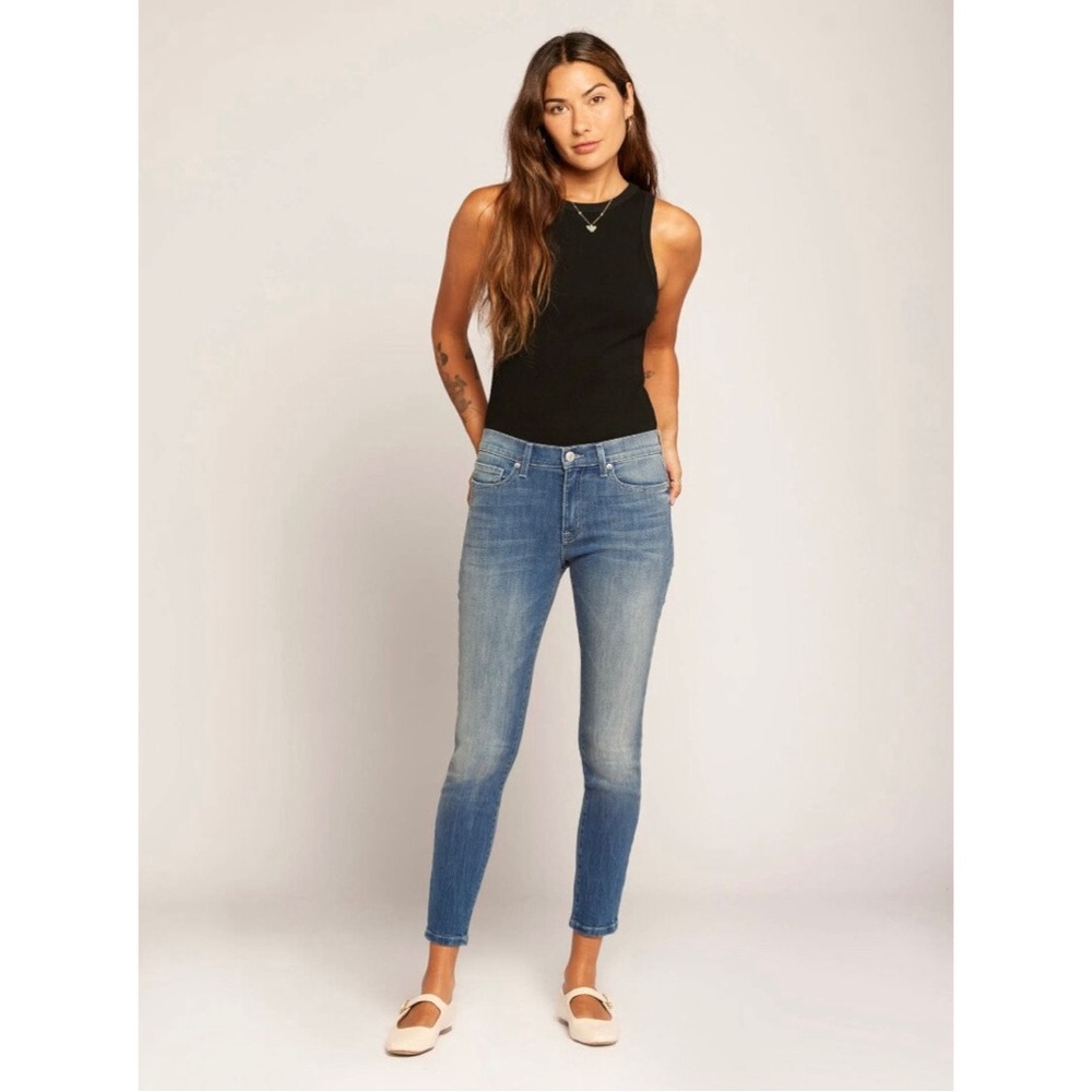 CURRENT/ELLIOTT STILETTO SKINNY ANKLE JEANS (GUTHREY)